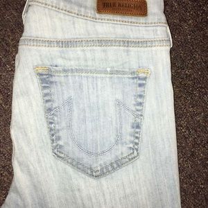 True religion women’s skinny jeans; size 29